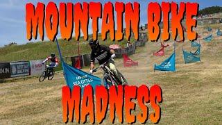 Mountain Bike Madness // Sea Otter Classic 2023 // Dual Slalom Downhill & e-MTB Racing Action 🦦