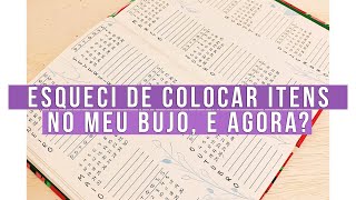 Esqueci de colocar itens no meu BULLET JOURNAL, e agora? + Setup do mês | Laryssa Moura