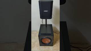 Bose s1 pro with Klipsch R 120sw + DIY speaker stand