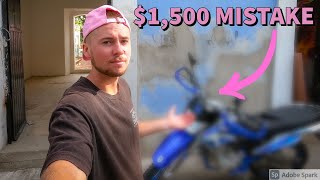 This NEW MOTORBIKE was a $1,500 MISTAKE