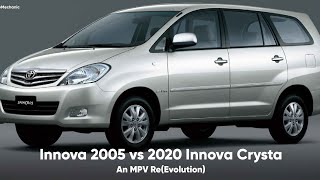 💚Old Toyota Innova V/S New Toyota Innova #evolution #innova #car #viral #song #shorts #reels #toyota