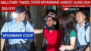 Aung San Suu Kyi Arrested by Military calls for Myanmar protests in wake of coup