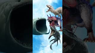 Bloop Vs Jurassic world, Sea Monsters And Monsterverse Edit #Short #Bloop #Godzilla #Megalodon #Edit