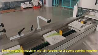 POF shrink wrapping machine for book packing