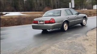 2000 Grand Marquis No Cats w/Glasspack! Startup, Driving and Burnouts