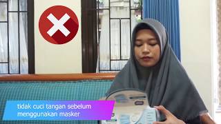 CARA MENGGUNAKAN MASKER YANG BENAR | 5 KESALAHAN PENGGUNAAN MASKER