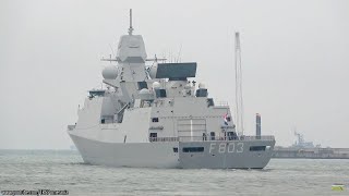 HNLMS Tromp (F803) wizyta w Gdyni i wyjście w morze // HNLMS Tromp visiting port of Gdynia