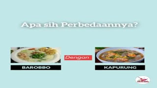 PERBEDAAN BAROBBO DAN KAPURUNG #masakanrumahan #shorts #khasbugis