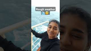 Rough weather 🌊 😪 #ship #containerships #lifeatsea #merchantnavy #youtubeshorts #trending #roughseas