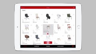 08 Add furniture to a floor plan with the Roomle App for iPad