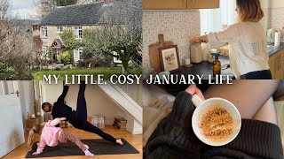 The cosiest days of Winter in the English Countryside | Cleaning, Yoga, Cotswolds Slow living vlog