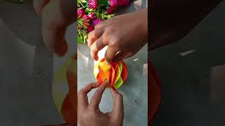 Diy beautiful PaperCraft Ball/#diy #craft #paper craft #shorts #viralshort #trending #youtubeshorts