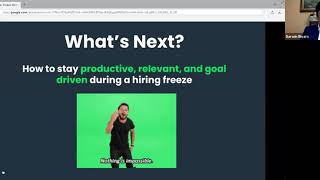 Hiring freeze, now what?