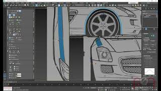 3DS Max Car Modeling Modeling 01