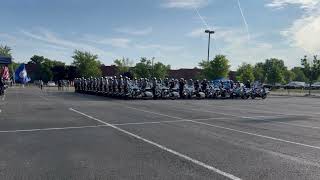 Helicopter Fly Over and Presentation of Colours - 2023 Mid Atlantic Police Motorcycle Rodeo -