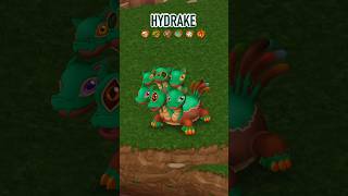 Hex Monster on The Continent - Hydrake! 🐉 (fanmade) #shorts #mysingingmonsters