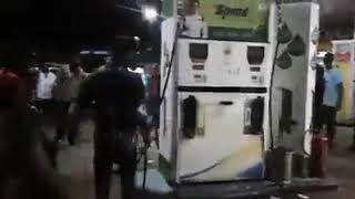 Petrol pump attack at Orissa against petrol hike