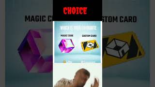 Magic cube Vs Custom Card free fire compraction #shorts