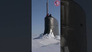 How A Nuclear Submarine Crashes Through Arctic Circle Ice #shorts