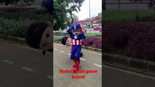 Keren banget badut squid game dan badut captain amerika kopral :D   #shorts #badut #badutsquidgame