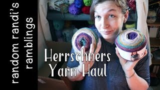 Herrschners Yarn Haul! March 2018 || Yarn Addict Knit Crochet Fiber Arts Podcast #smallyarncreators