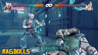 TEKKEN 7 SLOWMOTION COUNTER KOS AND RAGDOLLS MOMENTS .2 SHOWCASE