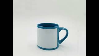 6oz Full Color Mug w White Patch