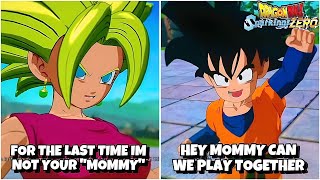 GOTEN CALLS KEFLA MOMMY..!? “NEW DIALOGUES” | Dragon Ball: Sparking Zero (P.2)