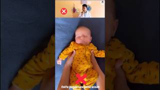 Proper way to carry a Baby | Health Sector #baby #newborn #nursing #child #medical #youtubeshorts