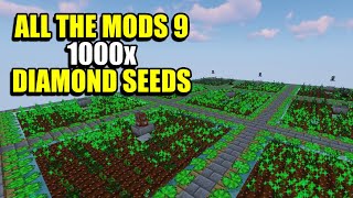 Ep158 1000x Diamond Seeds -  All The Mods 9 Modpack