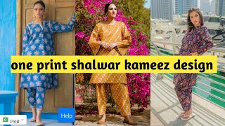 lawn shirt design #one print shalwar kameez design