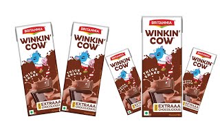 Britannia winkin cow chocolate flavor milkshake