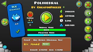 Polihedral by CreatorFreeze (last level of Ice Gauntlet) - Geometry Dash