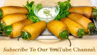 Jalapeño Popper Corn Dogs Recipe | How to Fry Cheese & Bacon Stuffed Jalapenos