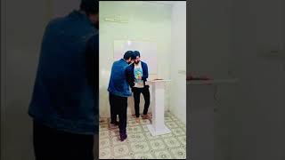 A Student is receiving award by Sir Suhail khan  #foryou #english #vuralvideo