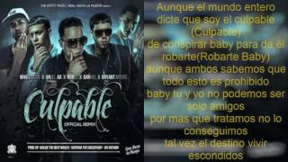 Mike Duran Ft. Anuel AA❌Noriel❌Darkiel❌Bryant Myers & K.R - Culpable (Full Version Remix)(Letra)