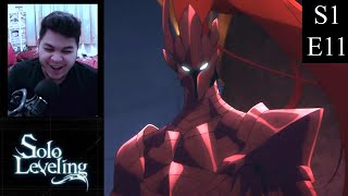 Sung VS Igris The Red. Solo Leveling Eps 11 Reaction