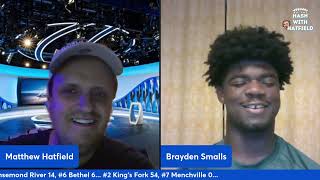 Interview with Lafayette RB Brayden Smalls during On the Hash with Hatfield - Nov. 2024