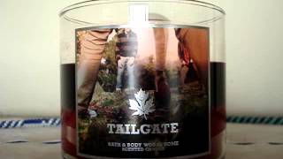 Bath and Body Works Candle Review- Candle of the Week: Tailgate