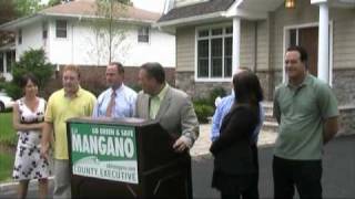 Press conference at the green home in Jericho