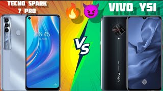 Vivo Y51 vs Tecno Spark 7 Pro | Snapdragon 665 vs Helio G80 😈.