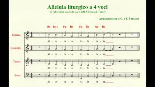 ALLELUIA liturgico a 4 voci