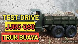 JJRC Q60 Test Drive Military Truck ( Truk Buaya )