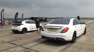 BRABUS 800 S63 AMG BITURBO vs TOYOTA GR YARIS 400HP!