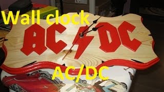 Wall clock "AC/DC"