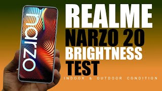 Realme Narzo 20 Brightness Test - Indoor & Outdoor Condition ! Faced Outdoor Visibility Issue 😨