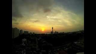 Thailand, Pattaya: Sunset Time Lapse