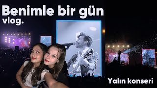 Birlikte Yalın konserine hazırlanalım | Az kalsın bilet sırasında dayak yiyorduk 🥵 Saç, makyaj…