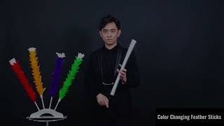 Color Changing Feather Sticks - Magic Trick