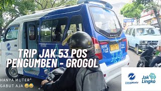 MINI VLOG EPS.02 | MIKROTRANS JAK-53 POS PENGUMBEN - GROGOL via. SLIPI, KEMANGGISAN, TAMAN ANGGREK 🚌